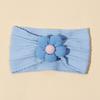 Cute Flower Infant Baby Wide Headband Soft Stretchy Elastic Baby Girl Headscarf Nylon Newborn Head Wrap