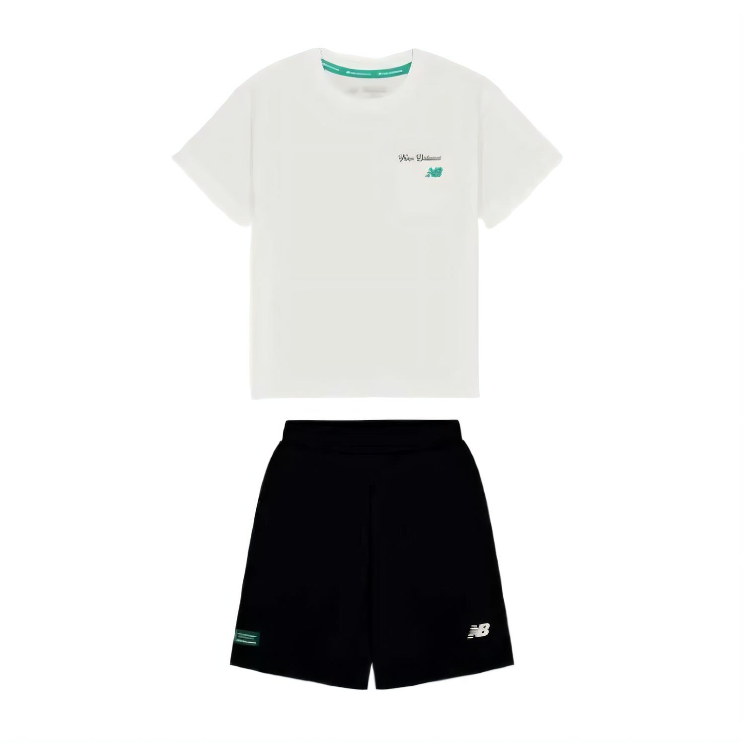 New Balance Casual Sportswear NB 2 Piece Set White Children Aged 3 7 Years Old 2SF2E133-WT 160