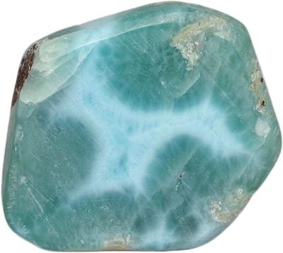 Stone Natural Mineral Larimar Specimen 36x33x9mm Dominican [N2 Natural] (blue Pectolite) / (70 "One-of-a-kind" Approx. 19g, Origin Republic)