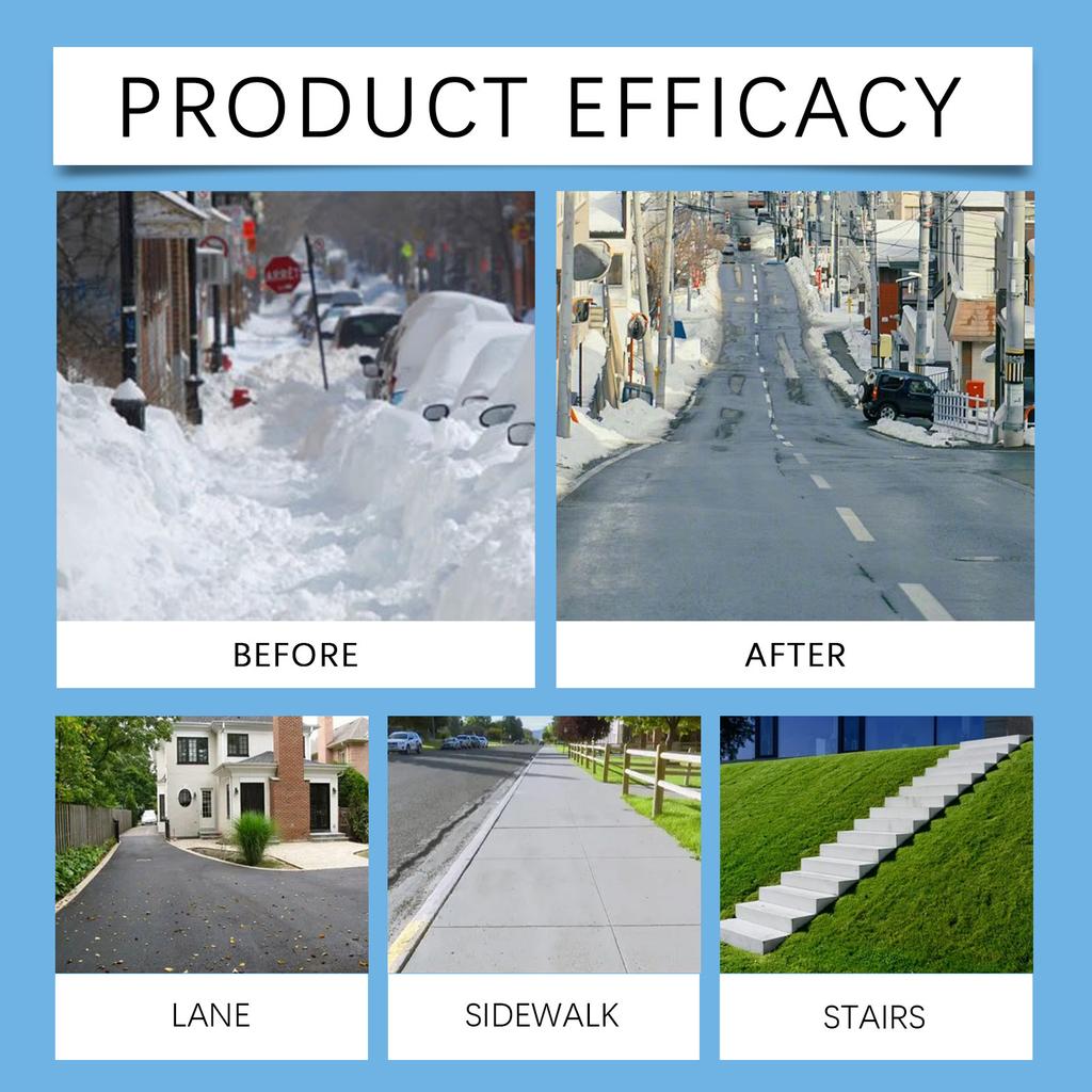 Pet-Friendly -Icer Winter Snow And Ice Melting, - Cleaner For Concrete Floors And Streets
