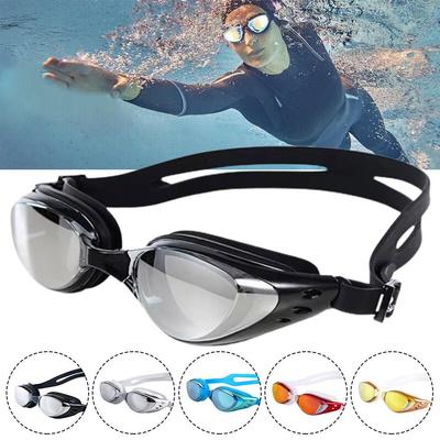 Swimming Goggles For Adult Men And Women High-Definition Waterproof And Anti Fog Electroplating Large Frame Swimming Goggle T6D3