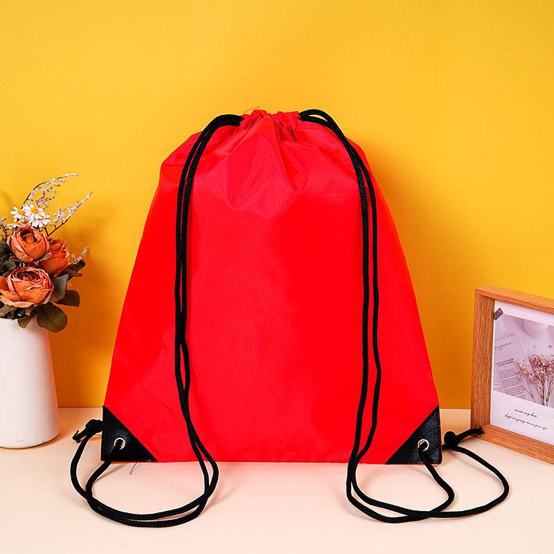 Waterproof 210D Oxford Polyester Sports Drawstring Bag
