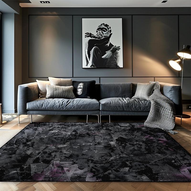 Luxuriöse graue Teppiche im nordischen Stil Wohnzimmer Hochwertige Heimdekoration Sofa Große Flächenteppiche Lounge Ankleidezimmer Weiche rutschfeste Matten