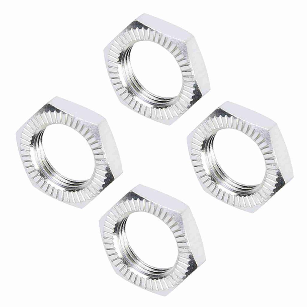 Aluminum Alloy Wheel Nuts 17mm Spanner for 1Celsius8 RC Car Accessory (Silver)