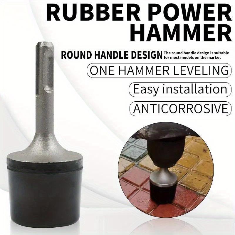 Rubber Power Hammer Electric Installation Tool Tile Leveling Hammer Floor Wall Installation Tool Easy Fix Tool