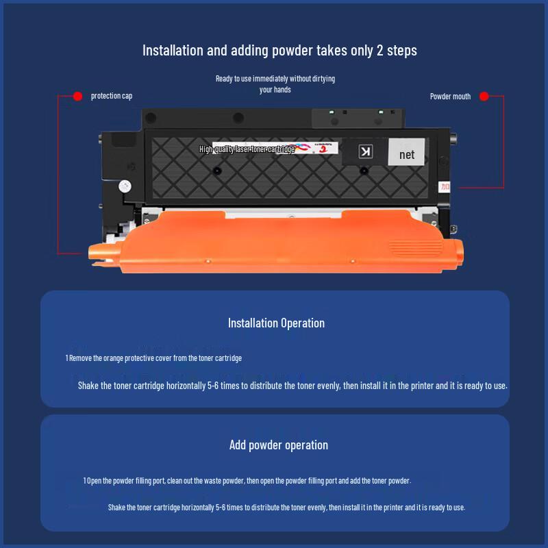 Compatible CLT-K404S 4-Color Toner Cartridge Set for Samsung Xpress