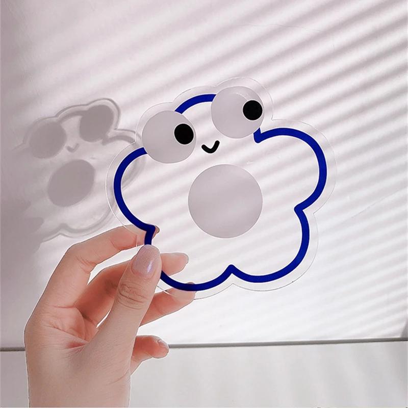 Acryl-Cartoon-Untersetzer, einfache, rutschfeste Wärmedämmung, Schüsselunterlage, Ins-Stil, kreatives Hochtemperatur-Tischset für Zuhause