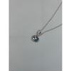 Used Pandora Moon & Blue Sky Dangle Charm Necklace