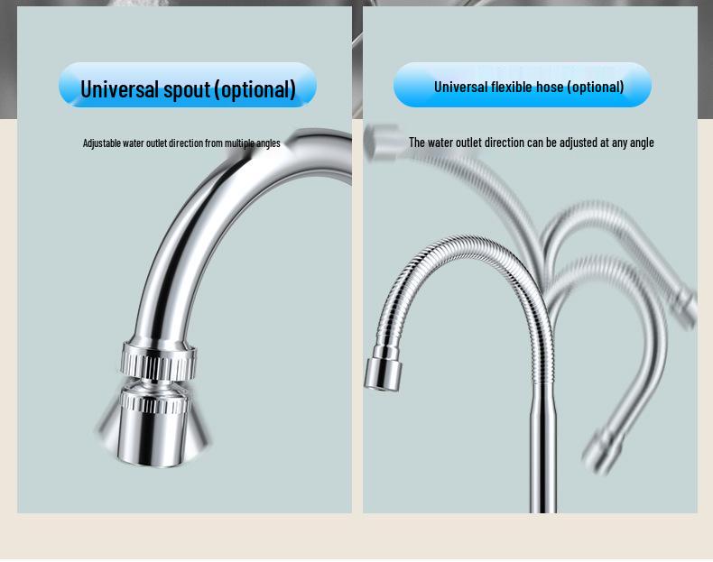 Instant Hot Water Faucet for Kitchen: Quickly Heats for Washing and Dishwashing, Dual Use for Hot/Cold Water.
