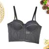 Womens Mesh Corset Camisole Sexy Backless Slim Fit Top Inner Outer Wear