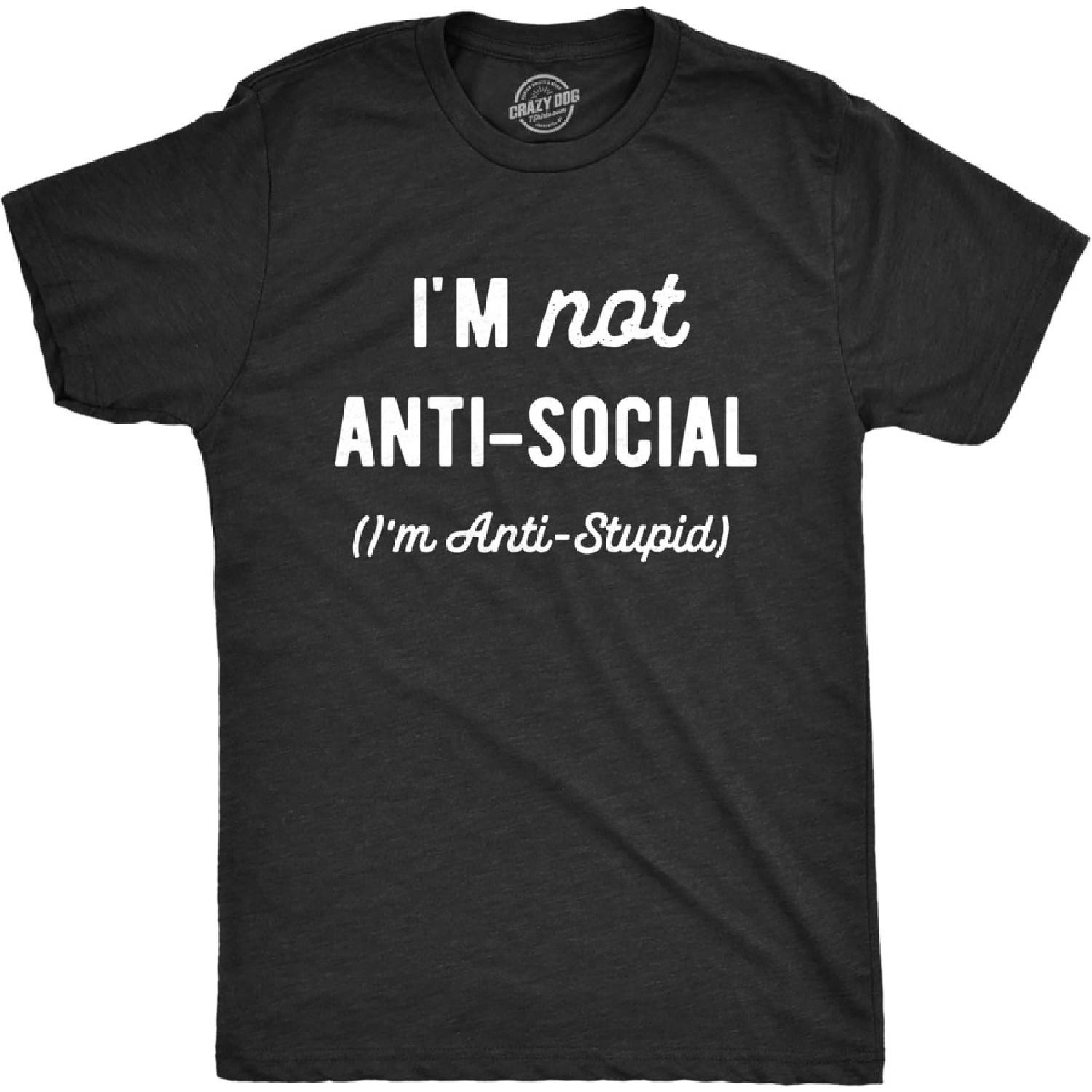 Crazy Dog Tshirts Mens I m The Nicest A-Hole You Will Ever Meet Tshirt Funny Insult Tee for Guys S