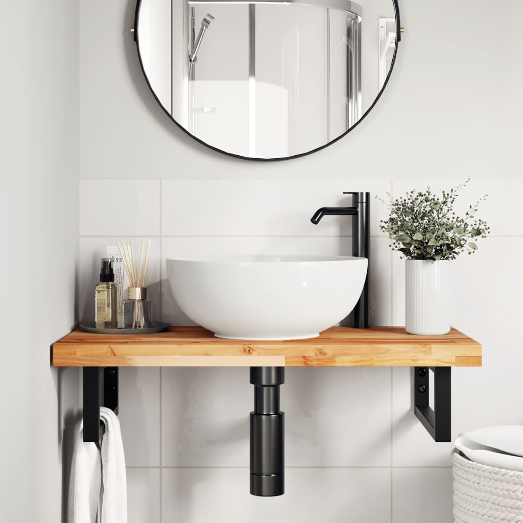 vidaXL Tischplatte 100x40x4 cm Rechteckig Massivholz Akazie braun