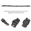 Universal Nylon Quick Adjustable Camera Neck Shoulder Carrying Sling Strap Belt with Metal Ring for DSLR Mirrorless  Instant CameraBlack