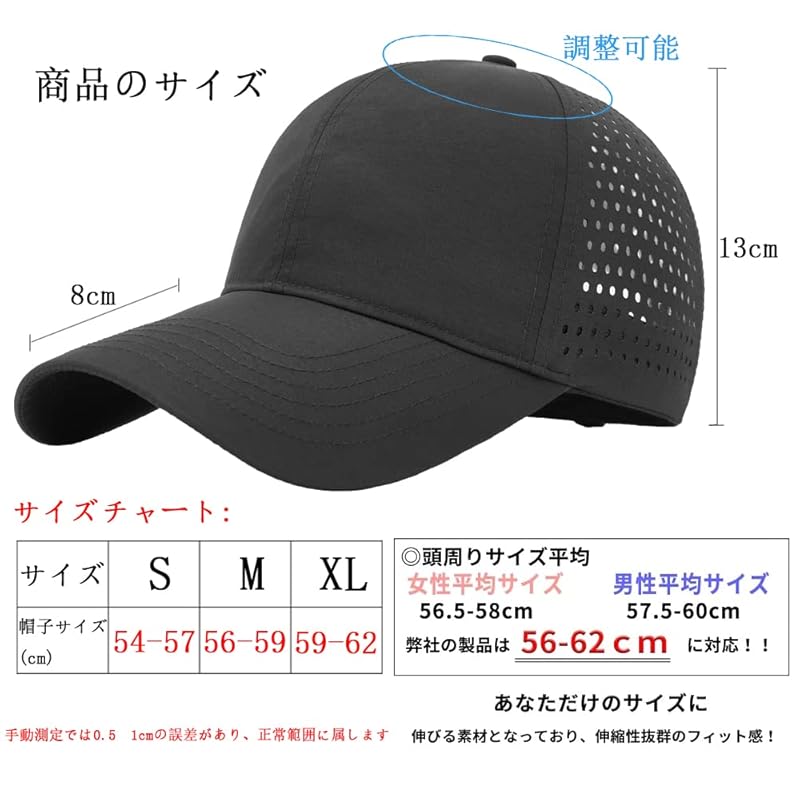 [Odette.JP] mesh cap cap Men's [Spring/Summer Mesh ventilation structure][UPF50+ UV cut] [lightest weight, quick drying, heat stroke prevention] men's