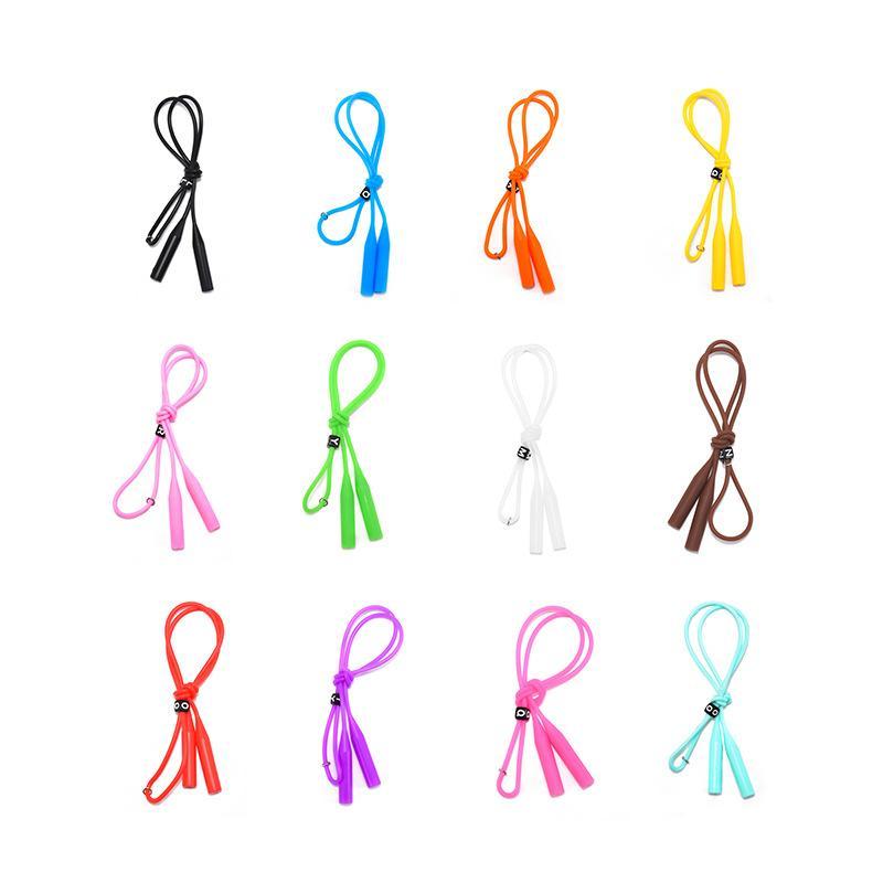 Silicone Children Glasses Chains Eyeglasses Adjustable Anti-Slip Anti-Fall Sunglasses Sport Band Cord Holder For Kids And Adult