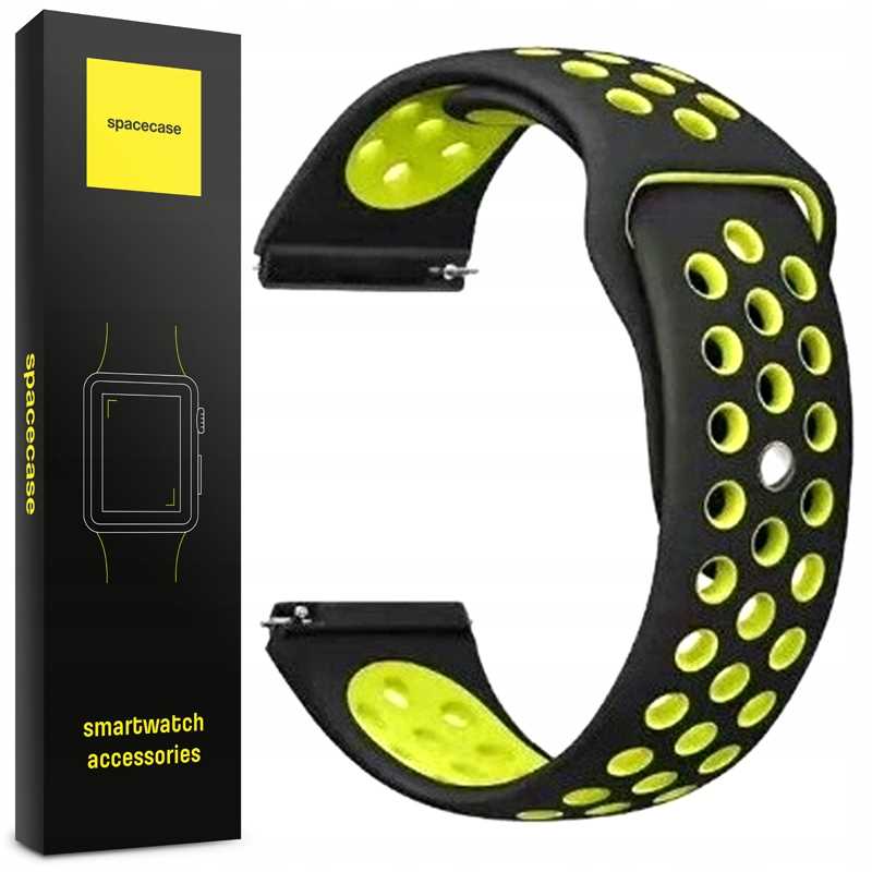 Sc Sport Band 20Mm Black/Yellow