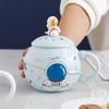Creative Space Astronaut Large Capacity Ceramic Mug Gift Box Simple Water Cup Planet Mug
