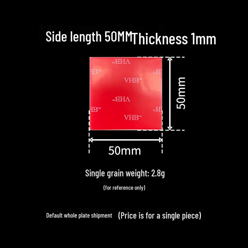 Xinda Feng Trace-Free Nano Double-Sided Tape for Car Ornaments - High Viscosity, Transparent PET