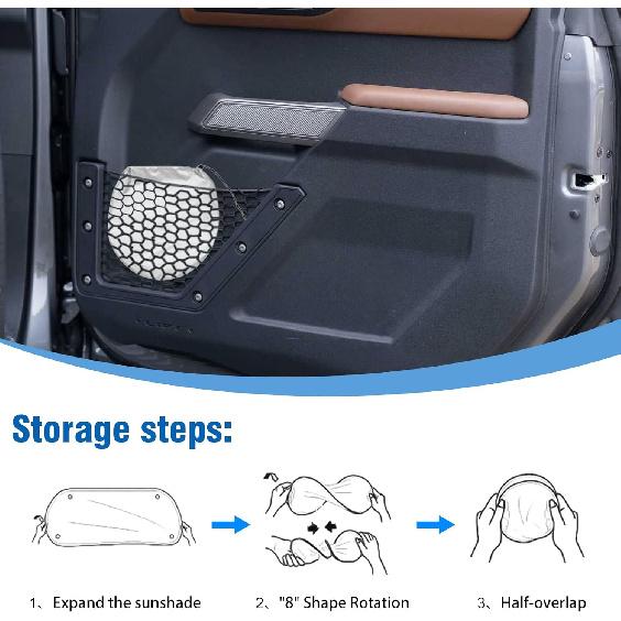 Front Windshield Sun Shade Windshield Cover Compatible With Toyota 4Runner 2010-2025, Sun Visor Protector Blocks UV Rays Sunshade For 4Runner