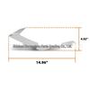 Left Front Fog Light Cover for VOLVO S60/V60/V60CC (2019-)