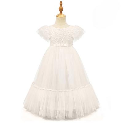 New Girls Princess Long Lace Long Sleeve Dress