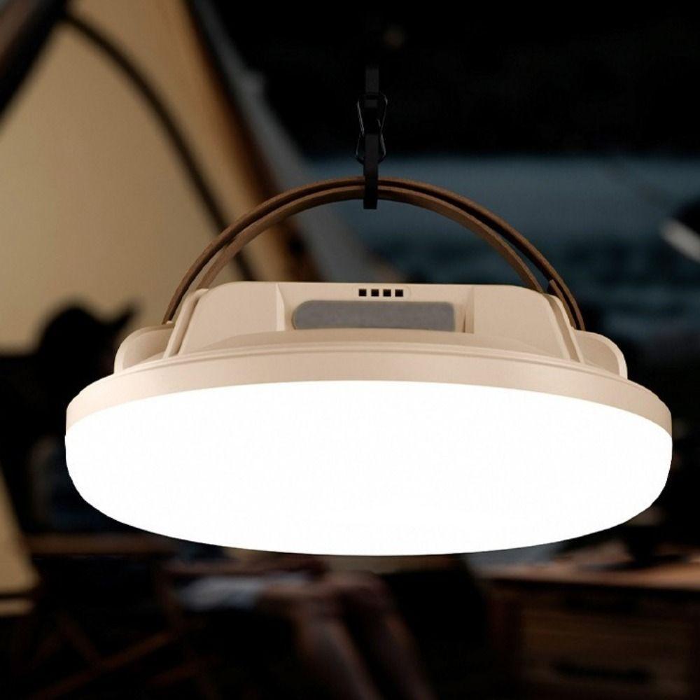 Hanging Hook Solar LED Camping Light Rechargeable Battery Working Repair Lamp  Tent Use