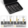 High Speed Steel 6542 Double Head Extractor Broken Head Screw Sliding Tooth Removal Tool Bits Power Tool Accessory Set