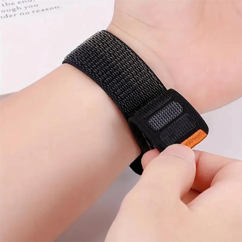 Luxury Nylon Band for Apple Watch Strap 46mm 49mm 45mm 44mm 42mm 41mm 40 38mm Bracelet for iWatch Ultra 2 Series 10 9 8 7 6 SE Correas
