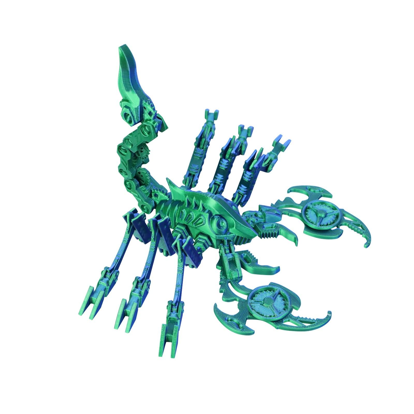 

3D-печатная игрушка-скорпион с подвижным суставом для взрослых и детей One Size