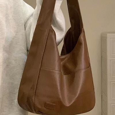 Borse Tote Piccole Morbide da Donna Borsa a Secchiello Marrone Borse a Spalla da Donna Versatili Borsa e Borsette Borse