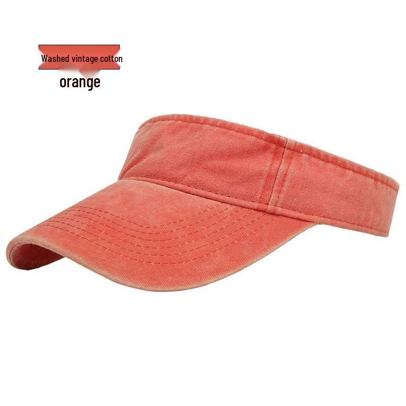 Unisex Washable Retro Sun Visor Cap for Outdoor Sports & Fishing