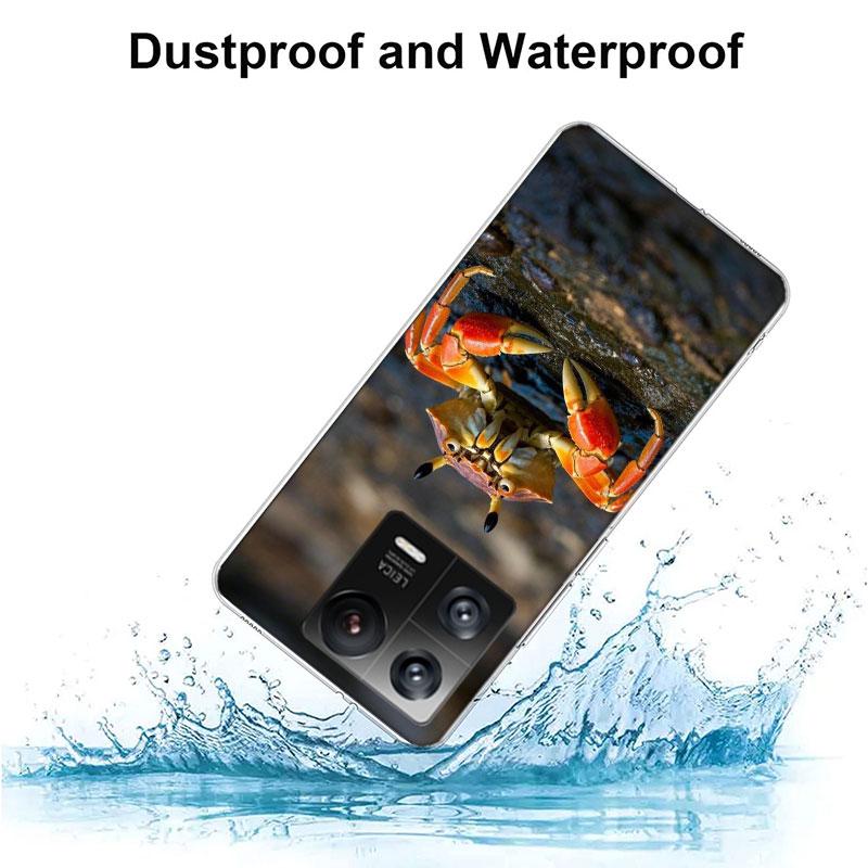 Unique Animal Crab Phone Case For Xiaomi Poco F7 Ultra X7 X6 M8 M7 M6 M4 M3 Pro X4 Mi 15 15T 14 14T 12T 12S 10T Pro 12 11 Lite C