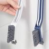 3 in1 Long Handled Gap Brush Hard Bristled Corner Brush Effective Crevice Brush  Bathroom Cleaning