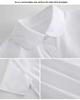 Women's Loose Short Sleeve White Stand Collar Shirt - Versatile Summer College Style JK Uniform Top