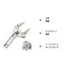 FUYUERO Adjustable Wrench, Faucet Wrench, Adjustable Range 6-68mm, Large Opening, Slim, Lightweight, for Water Pipe and Plumbing Repair