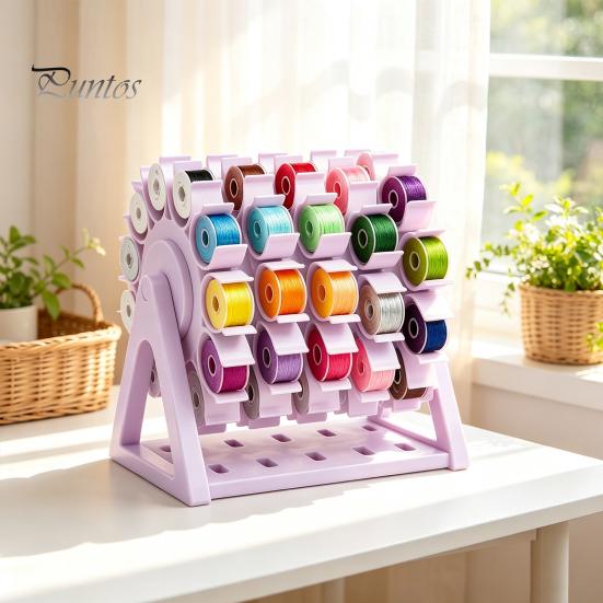 Sewing Thread Storage Organizer Rotating Organizer, 60 Spools Capacity 360 Degree Swivel Embroidery Rack Rack, Holder for Room Organization