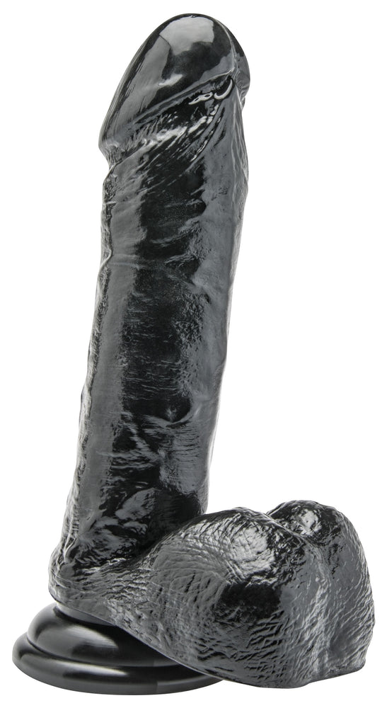 Mr Brent Dildo 15 X 4.5cm Black - Get Real TOYJOY - Black Dildos