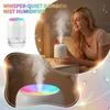 Ultrasonic Humidifier Home Quiet Mist Maker with Night Light Adjustable Mist Output for Bedroom Office and Nursery