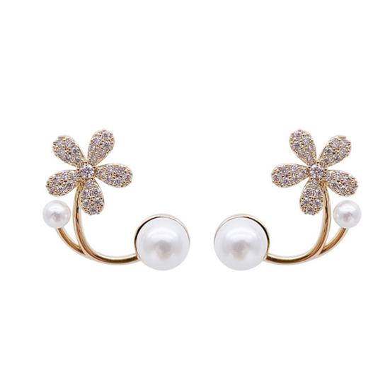 Stylish Women Stud Earrings Sparkling Accessory Delicate