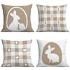 Easter Pillow Case Home Sofa Pillow Living Room Ornament Printed Rabbit Pillow Premium Durable Quality Useful Practical