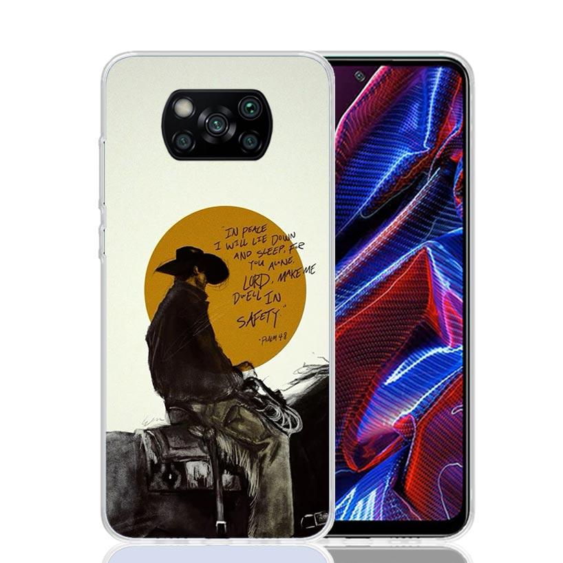 Yellowstone TV Show Phone Case For Xiaomi Poco X7 X6 X5 Pro F7 Ultra Redmi 15C 15 13 13C 12 12C 10 10A 10C 9 9A 9C 9T Cover Poco