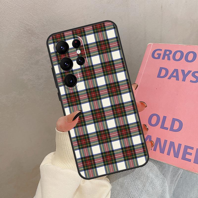 

Чехол-клетка Clan Stewart Dress Tartan для Samsung Galaxy S25 Ultra S20 S21 S22 S24 S23 Ultra S9 S10 Plus S25 FE Чехол Coque Galaxy S20 Plus