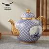Yong Feng Yuan Sishing Ping 10-Piece Porcelain Chinese Tea Set