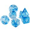 Transparent Mixed Colors Dice 7pcs Polyhedral Dice for DND RPG Board Game Accessories