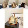 Eye-catching Large Capacity Canvas Tote Bag With Inner Pocket For Practical Daily Use And Commuting