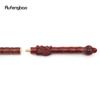 Red Round Wooden Bamboo Joint Walking Stick Decorative Cospaly Party Wood Walking Cane Halloween Mace Wand Crosier 124cm