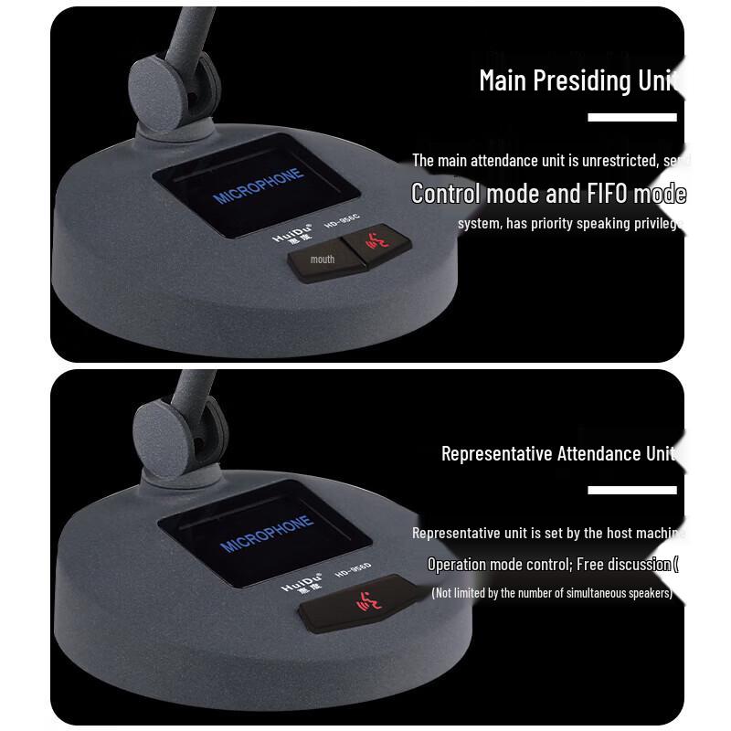 Huidu HD-956 Professional Wired Digital Conference Microphone (CN version)