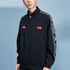 Li Ning Sports Fashion Series Training Running Zip Knit Logo Jacket Autumn Men Jacket Black AFDP467-4