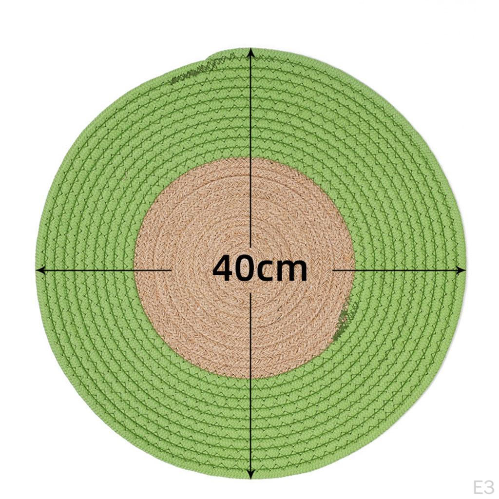 Pad Rope 15.8inch Sleeping Carpet Scratching Mat for Small and Medium Cat Dog Protecting