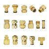 1/2'' 3/4'' 1'' Messinghahn Schnellverbinder 16mm 20mm Kupfer Schlauchkupplungsadapter Garten Schlauchreparatur Bewässerungspistole Armaturen Werkzeug
